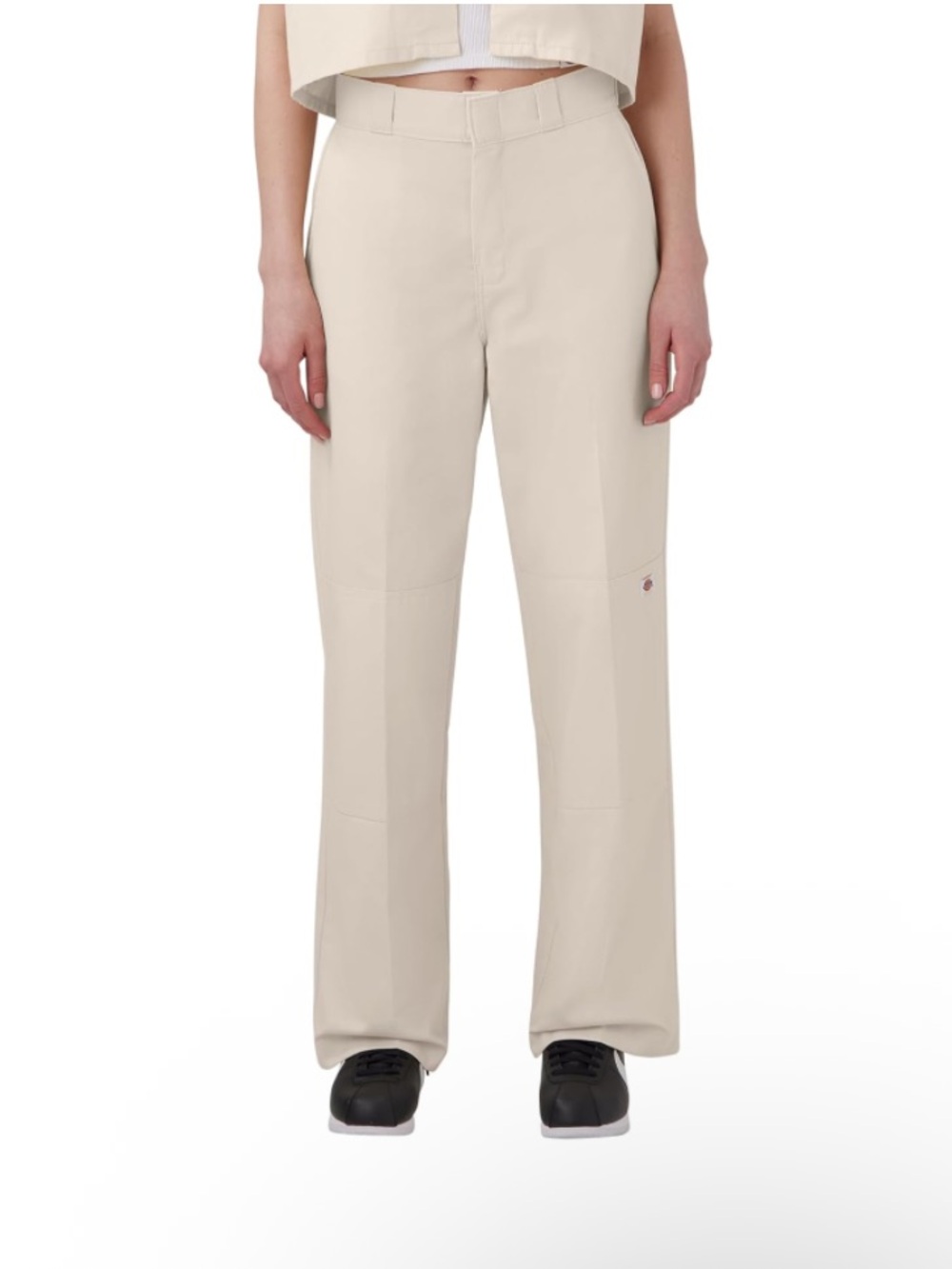 NWT Dickies Women Size 4/27 Regular Straight Leg Khaki Pants